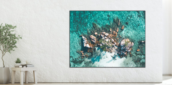 Tropical Coastal Aerial Photography Wall Art by Kevin Krautgartner